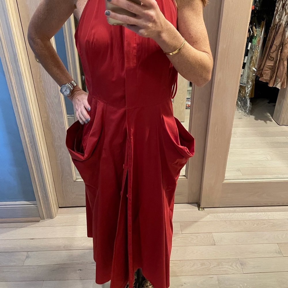 Donna Karen cotton shirt dress